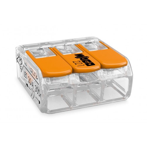wago-221-413-3-way-4mm-lever-operated-cable-splicing-connectors-50-pack